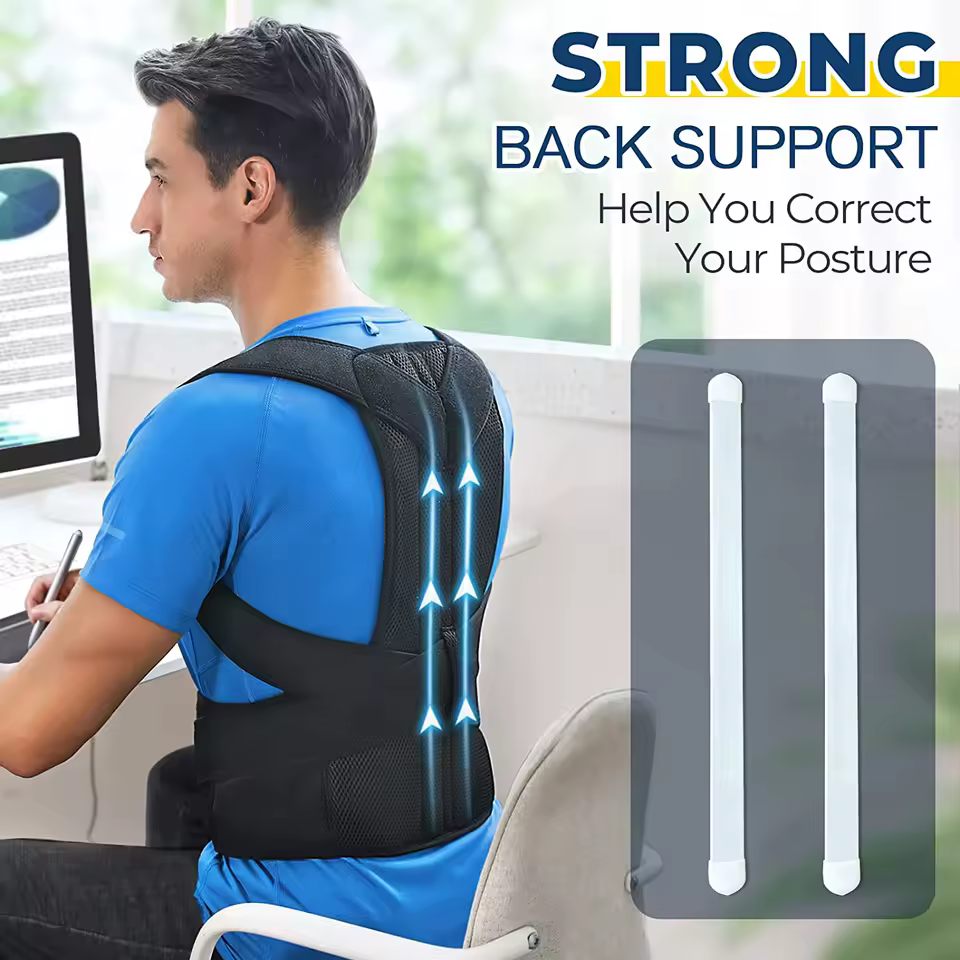 strong-back-support Back brace provides strong back support when working sitting down or standing